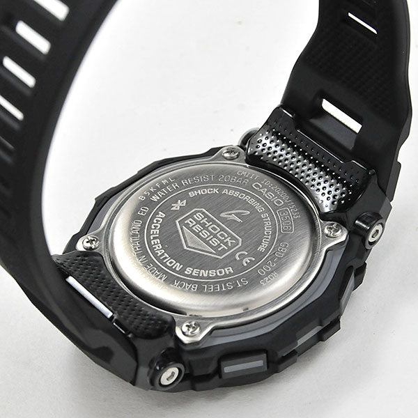 G-SHOCK 国内正規品 GBD200 G-SQUAD Gショック ジースクワッド GBD-200-1JF (23-9)オールブラック 黒 腕時計 メンズ CASIO カシオ Bluetooth®でスマートフォンとリンク ランニングにオススメ 加速度センサー 距離計測機能 バイブレーション機能 B10TCH