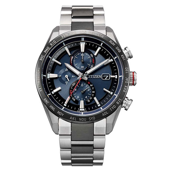 シチズン アテッサ AT8186-51L CITIZEN ATTESA エコドライブ ソーラー 電波時計 腕時計 メンズ130,0