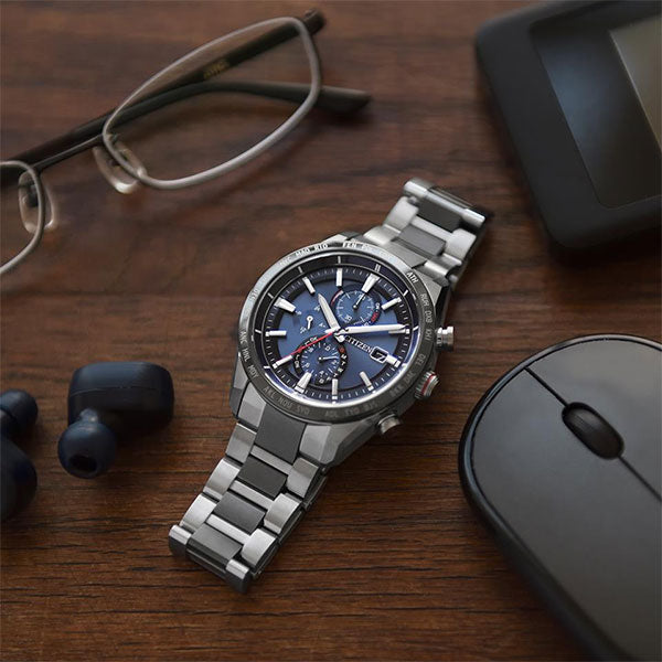 シチズン アテッサ AT8186-51L CITIZEN ATTESA エコドライブ ソーラー 電波時計 腕時計 メンズ130,0