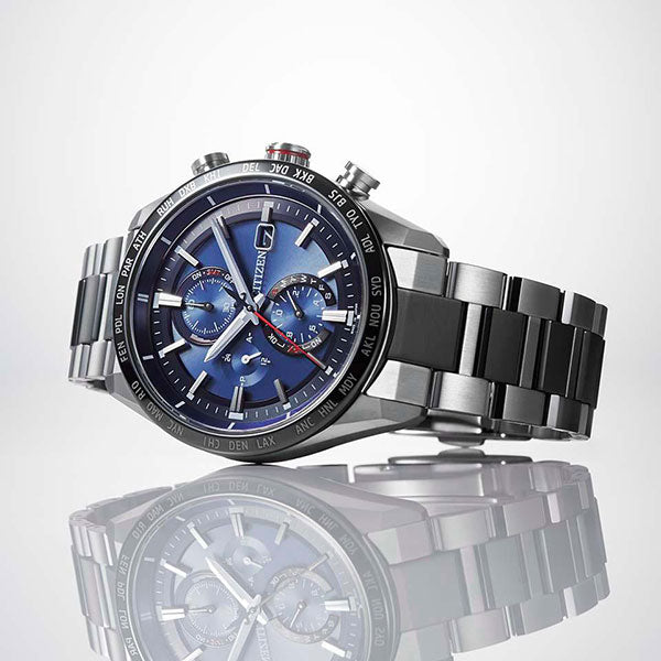 シチズン アテッサ AT8186-51L CITIZEN ATTESA エコドライブ ソーラー 電波時計 腕時計 メンズ130,0