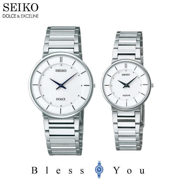 セイコー 腕時計 ドルチェ&エクセリーヌ 薄型ペアウォッチ SEIKO SACK015-SWDL147 153.5 【ペアウォッチ ペア カップル ウォッチ ブランド】