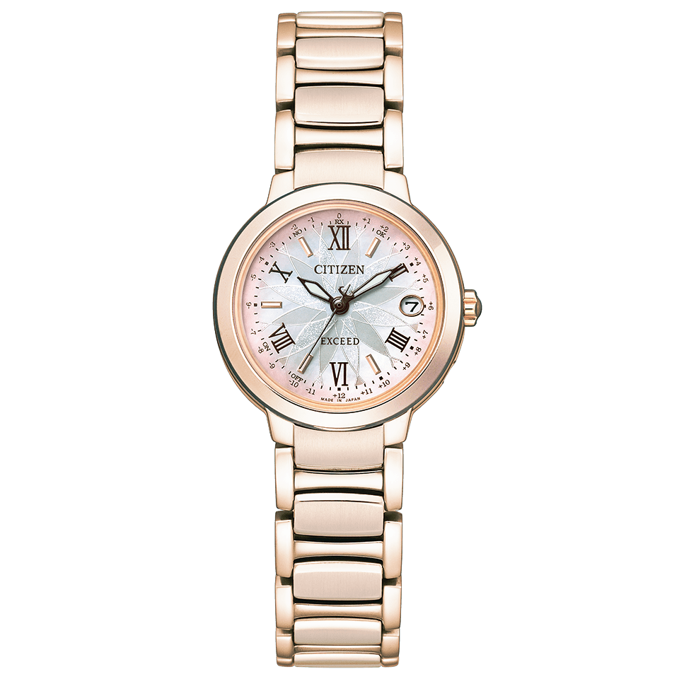 CITIZEN EXCEED シチズン 電波ソーラー レディース 腕時計 エクシード ES9322-57W 120,0【お取り寄せ品】