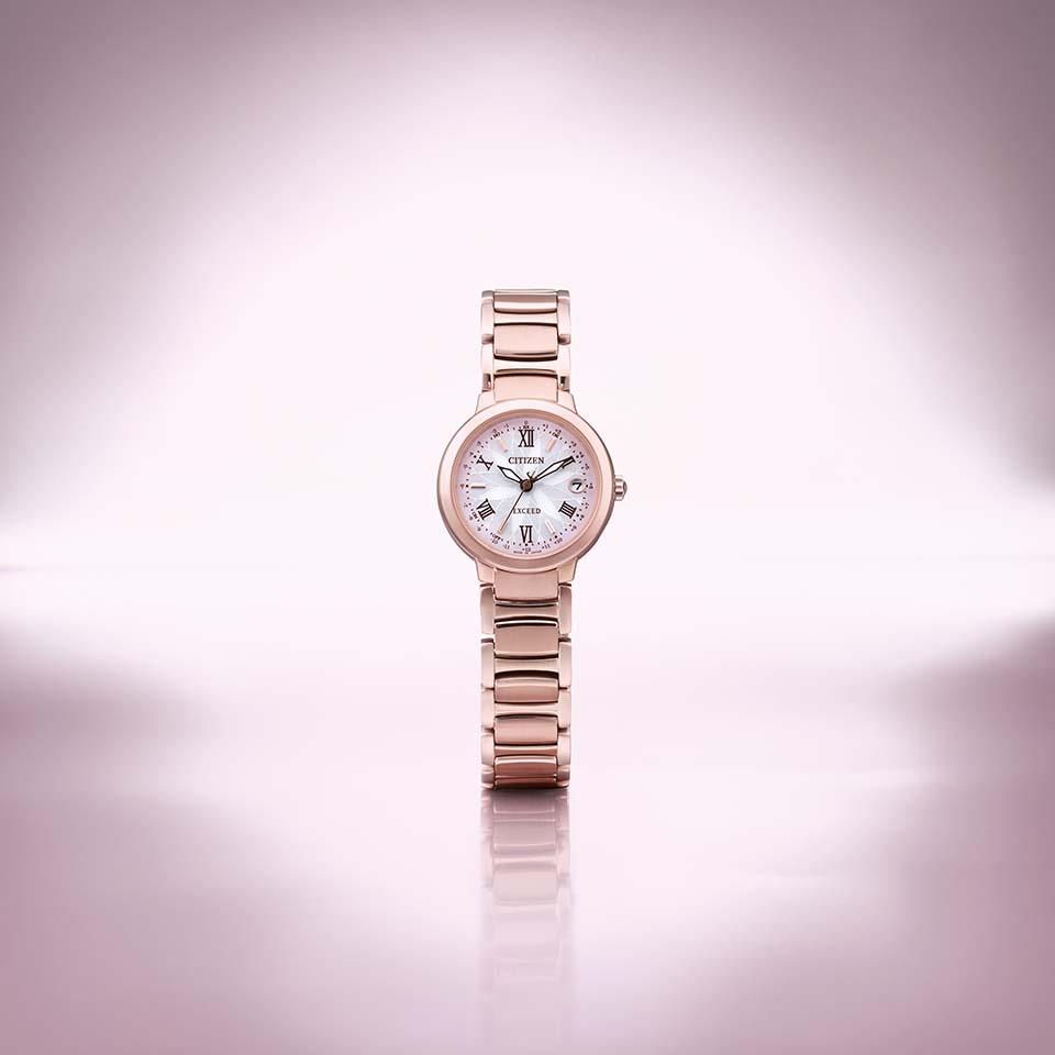 CITIZEN EXCEED シチズン 電波ソーラー レディース 腕時計 エクシード ES9322-57W 120,0【お取り寄せ品】