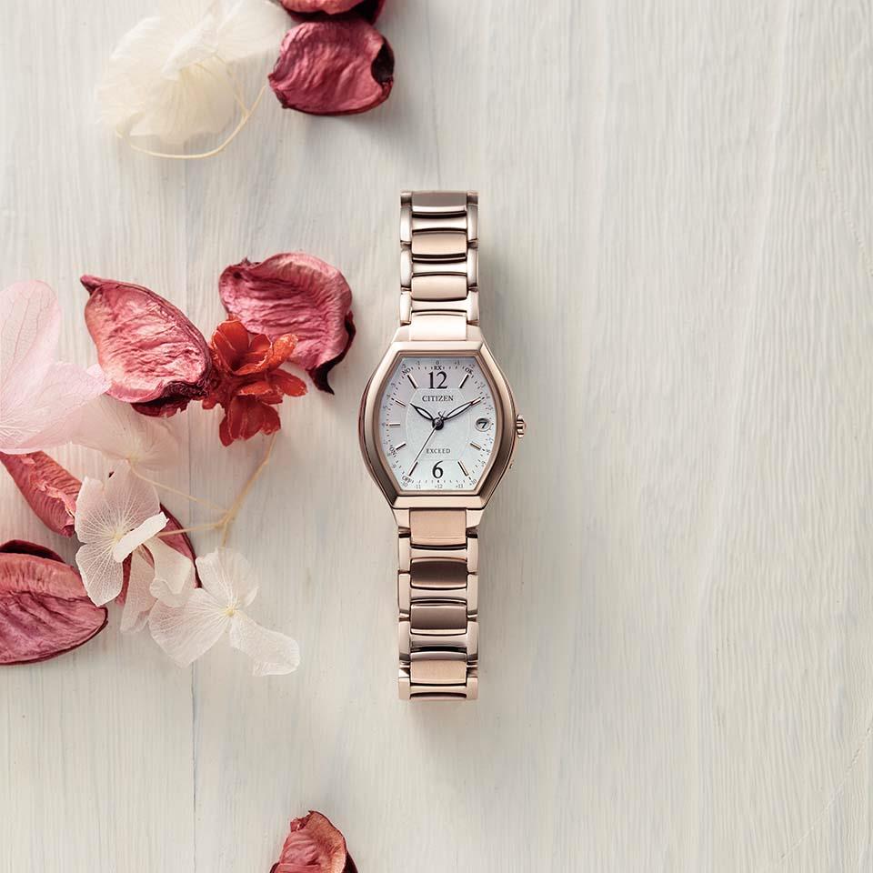 エコドライブ ソーラー 電波 CITIZEN EXCEED シチズン エクシード  レディース 腕時計 ES9344-54W 新品お取り寄せ 120,0