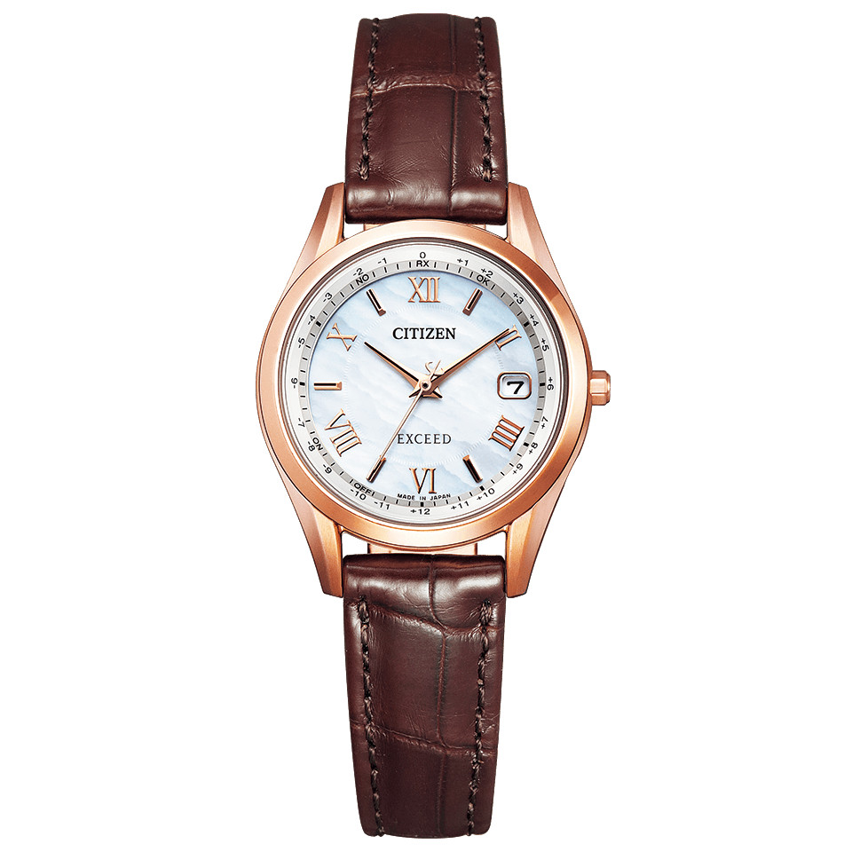 CITIZEN EXCEED シチズン 電波ソーラー レディース 腕時計 エクシード ES9372-08W 110,0【お取り寄せ品】