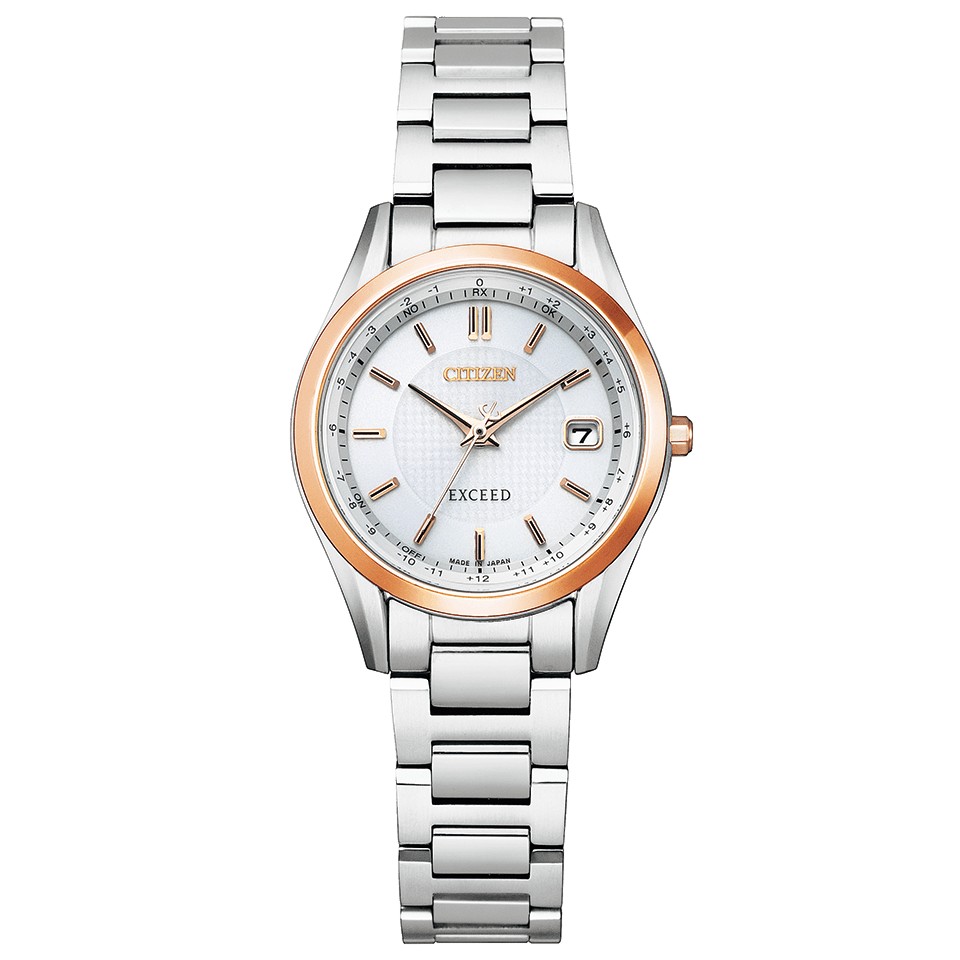 CITIZEN EXCEED シチズン 電波ソーラー レディース 腕時計 エクシード ES9374-53A 110,0【お取り寄せ品】
