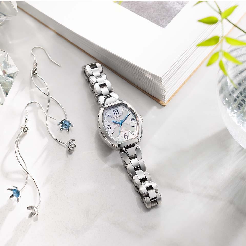 CITIZEN EXCEED シチズン ソーラー電波 腕時計 レディース エクシード ES9480-56W 110,0【お取り寄せ品】