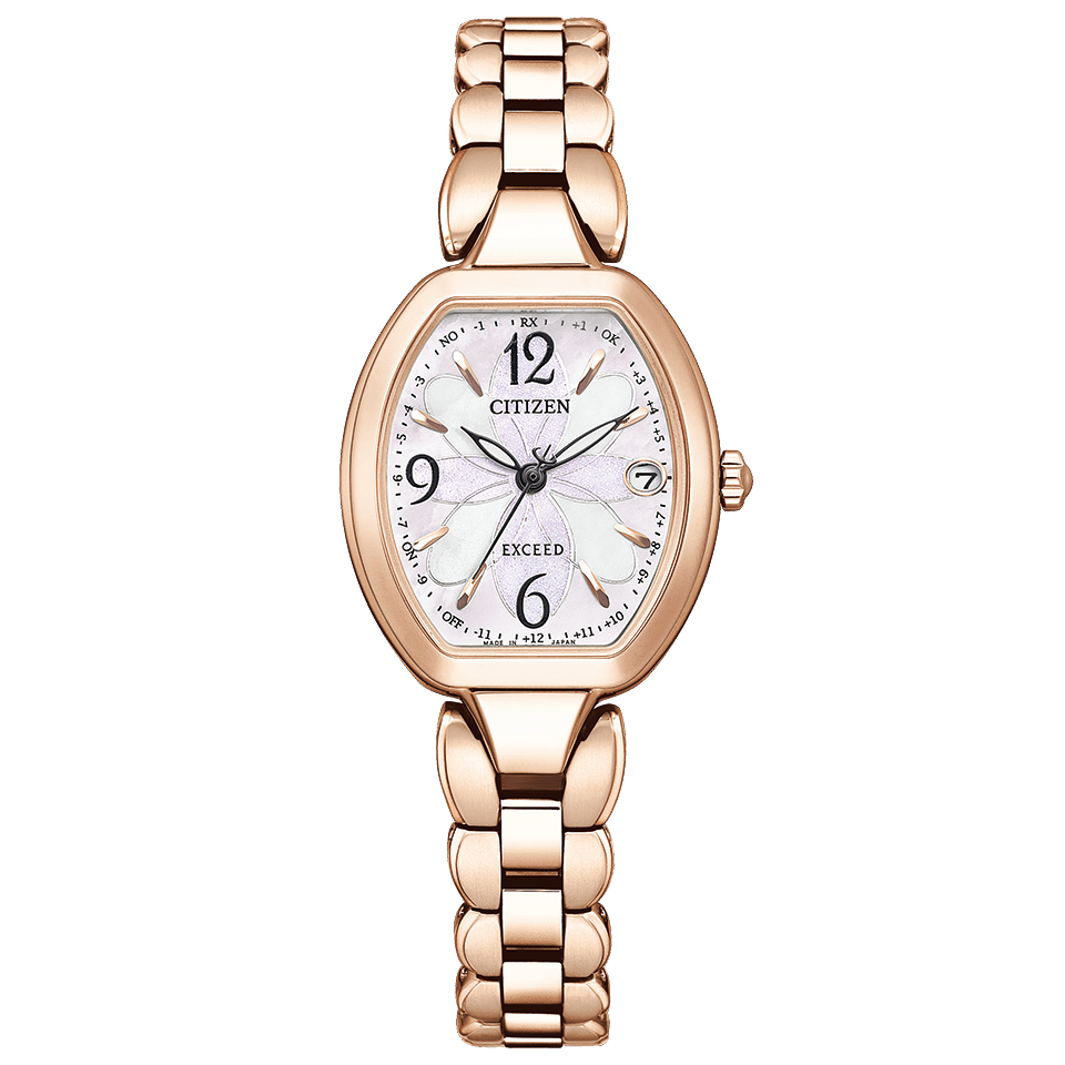 CITIZEN EXCEED シチズン ソーラー電波 腕時計 レディース エクシード  ES9482-51W 120,0【お取り寄せ品】