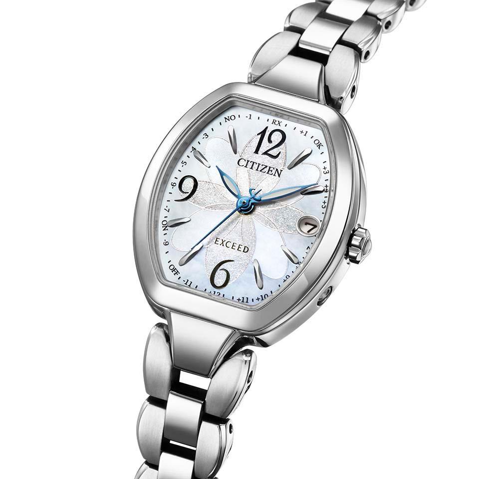 CITIZEN EXCEED シチズン ソーラー電波 腕時計 レディース エクシード ES9480-56W 110,0【お取り寄せ品】