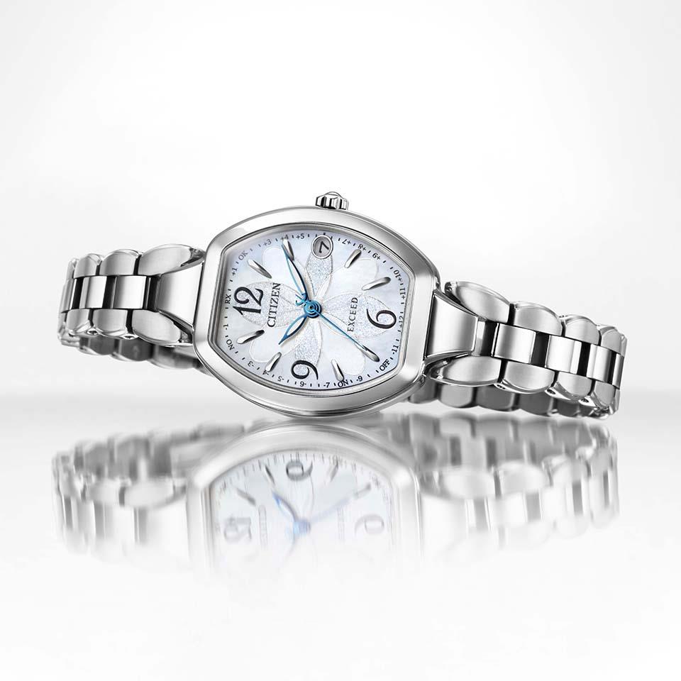 CITIZEN EXCEED シチズン ソーラー電波 腕時計 レディース エクシード ES9480-56W 110,0【お取り寄せ品】