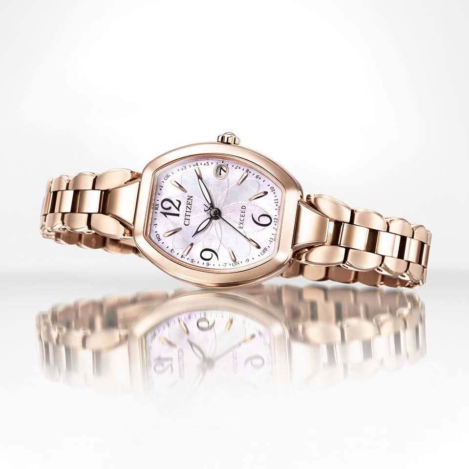 CITIZEN EXCEED シチズン ソーラー電波 腕時計 レディース エクシード  ES9482-51W 120,0【お取り寄せ品】