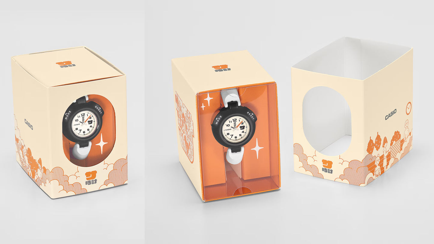 「サ時計」サウナー専用腕時計 CASIO サウナウォッチ 【お一人様1本限り】カシオ 腕時計 SAN-100H-7BJR 15    5気圧防水