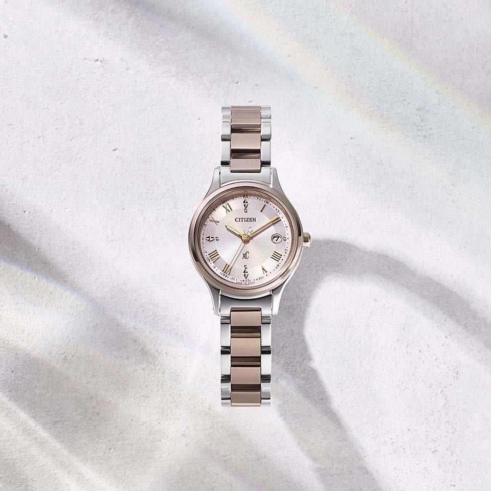 北川景子さん着用コマーシャルモデル クロスシー CITIZEN XC シチズン ソーラー電波 腕時計 レディース ES9496-64W【お取り寄せ品】