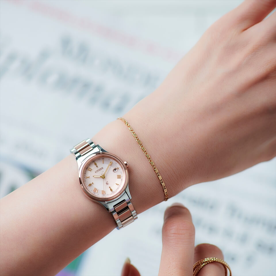 北川景子さん着用コマーシャルモデル クロスシー CITIZEN XC シチズン ソーラー電波 腕時計 レディース ES9496-64W【お取り寄せ品】