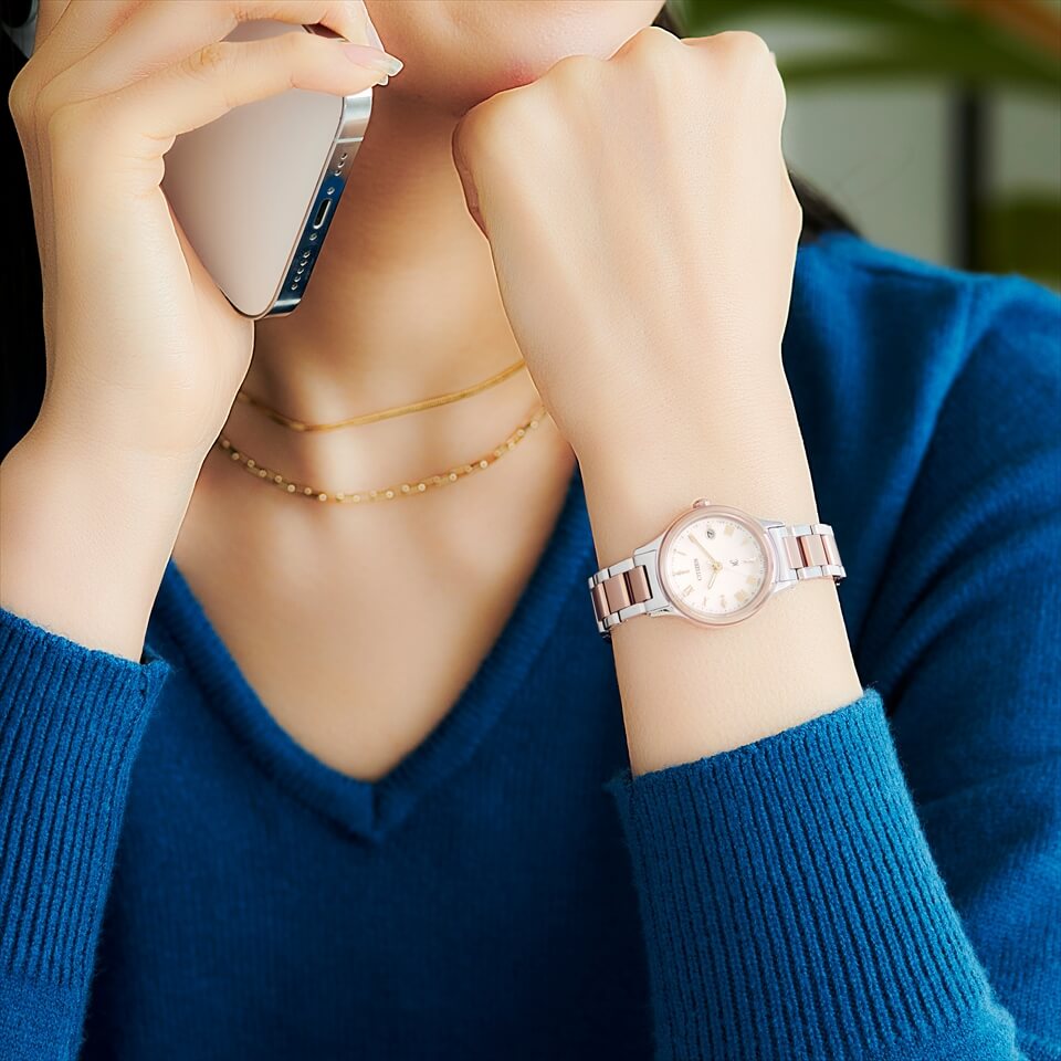 北川景子さん着用コマーシャルモデル クロスシー CITIZEN XC シチズン ソーラー電波 腕時計 レディース ES9496-64W【お取り寄せ品】