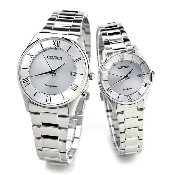 CITIZEN COLLECTION シチズンコレクション ソーラー電波 ペアウォッチ AS1060-54A-ES0000-79A 80,0　シルバー