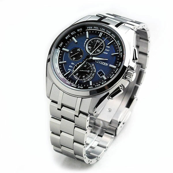 シチズン アテッサ 電波 ソーラー  メンズ 腕時計 AT8040-57L CITIZEN ATTESA   エコドライブ 120,0 【お取り寄せ品】