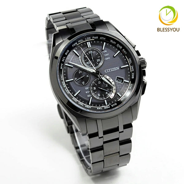 シチズン アテッサ 電波 ソーラー メンズ 腕時計 AT8044-56E エコドライブ電波  160,0　 【お取り寄せ品】