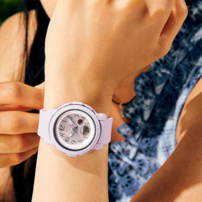 CASIO BABY-G ベビーG BGA-290SA-6AJF 14.5 2026年7月 アナデジ パープル レディース 腕時計 10気圧防水 耐衝撃 国内正規品