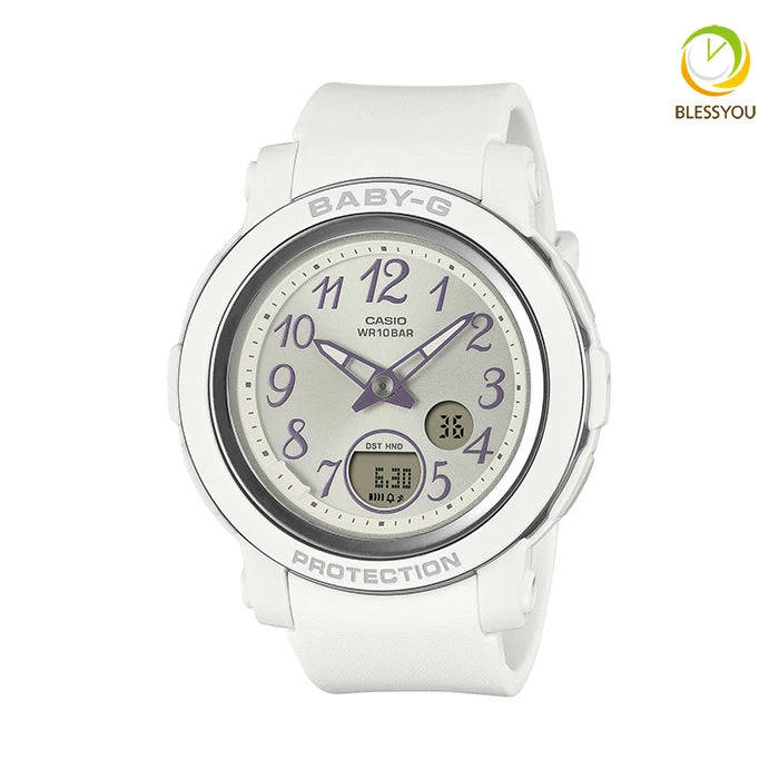 CASIO BABY-G ベビーG BGA-290SA-7AJF 14.5 2026年7月 アナデジ ホワイト レディース 腕時計 10気圧防水 耐衝撃 国内正規品