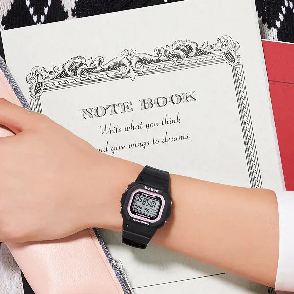 電池交換不要 腕時計 レディース 電波 ソーラー 防水 baby-g  女子 BABY-G  電波時計 デジタル CASIO BGD-5650-1BJF