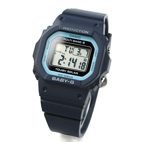 電池交換不要 腕時計 レディース 電波 ソーラー 防水 baby-g  女子 BABY-G  電波時計 デジタル CASIO BGD-5650-2JF