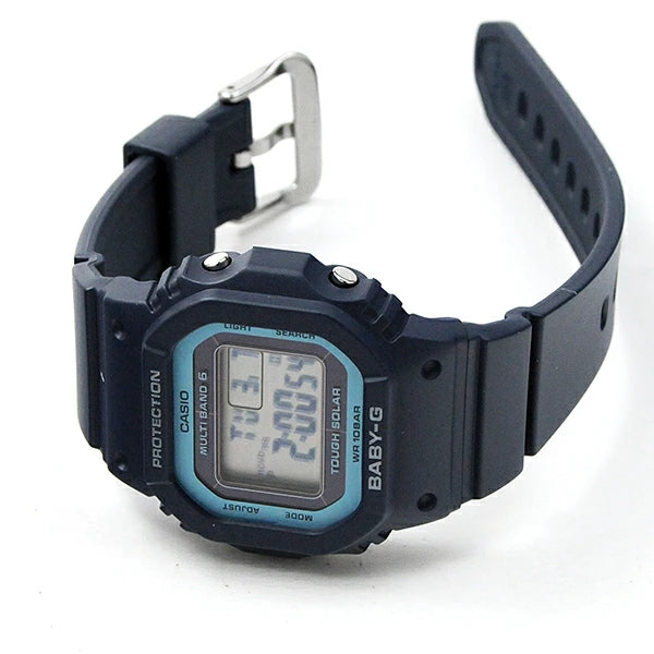 電池交換不要 腕時計 レディース 電波 ソーラー 防水 baby-g  女子 BABY-G  電波時計 デジタル CASIO BGD-5650-2JF