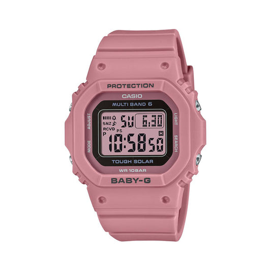 電池交換不要 腕時計 レディース 電波 ソーラー 防水 baby-g  女子 BABY-G  電波時計 デジタル CASIO BGD-5650-4JF