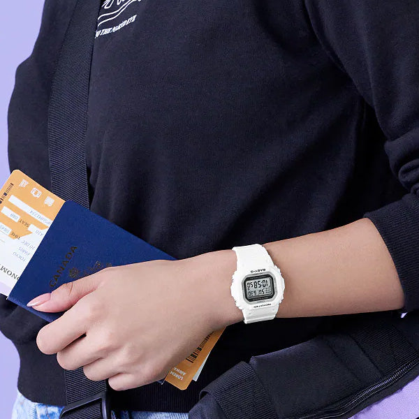 電池交換不要 腕時計 女子 電波 CASIO BABY-G BGD-5650-7JF カシオ 電波ソーラー デジタル 腕時計 ベビーG casio gショック レディース  受験 資格試験 合格 祝い