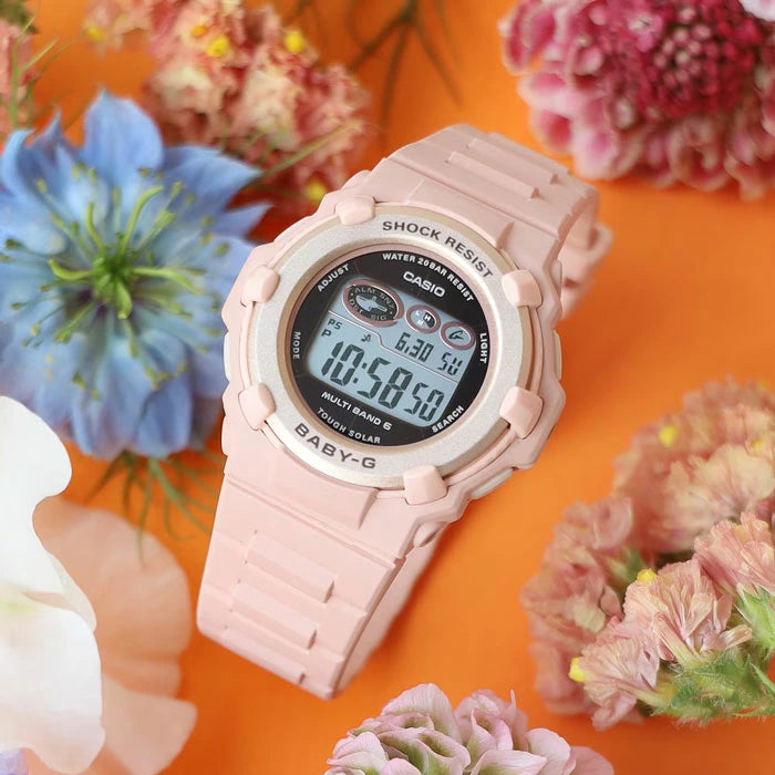 レディース 腕時計 ソーラー電波 デジタル CASIO BABY-G 20気圧防水 BGR-3003NC-4JF