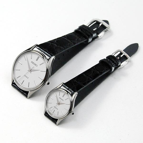 セイコー ペアウォッチ ドルチェ&エクセリーヌ SS 革ベルト SEIKO SACM171-SWDL209(SACM167-SWDL207) 100,0 【カップル ウォッチ ブランド ギフト ペア腕時計】