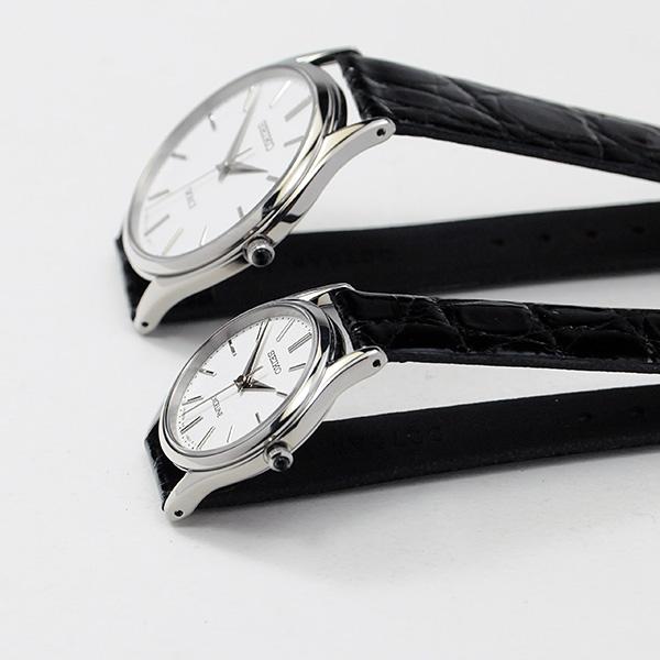 セイコー ペアウォッチ ドルチェ&エクセリーヌ SS 革ベルト SEIKO SACM171-SWDL209(SACM167-SWDL207) 100,0 【カップル ウォッチ ブランド ギフト ペア腕時計】