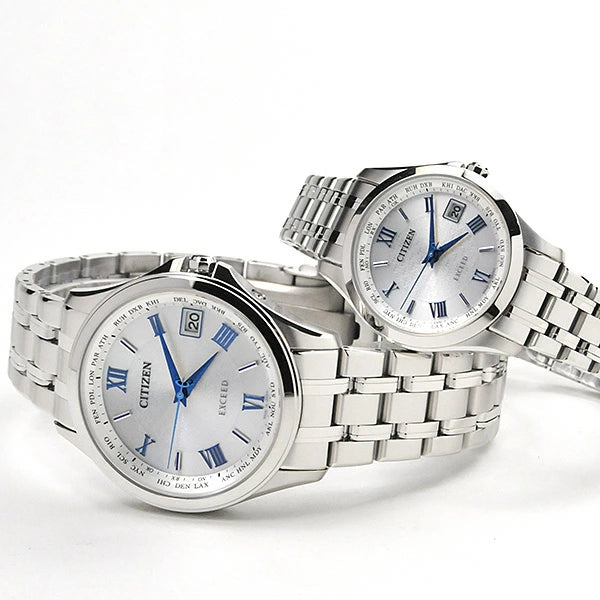 CITIZEN EXCEED シチズン エクシード ペアウォッチ CB1080-52B-EC1120-59B 260,0 エコドライブ ソーラー電波時計 日本製
