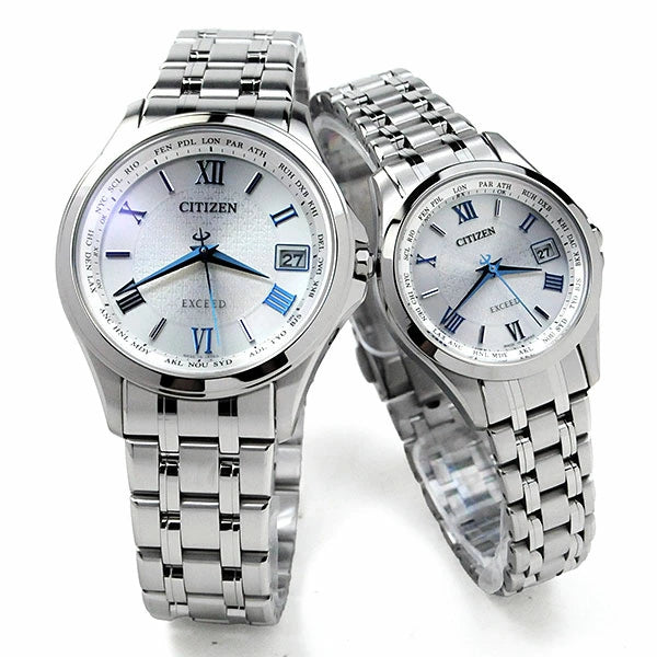 CITIZEN EXCEED シチズン エクシード ペアウォッチ CB1080-52B-EC1120-59B 260,0 エコドライブ ソーラー電波時計 日本製