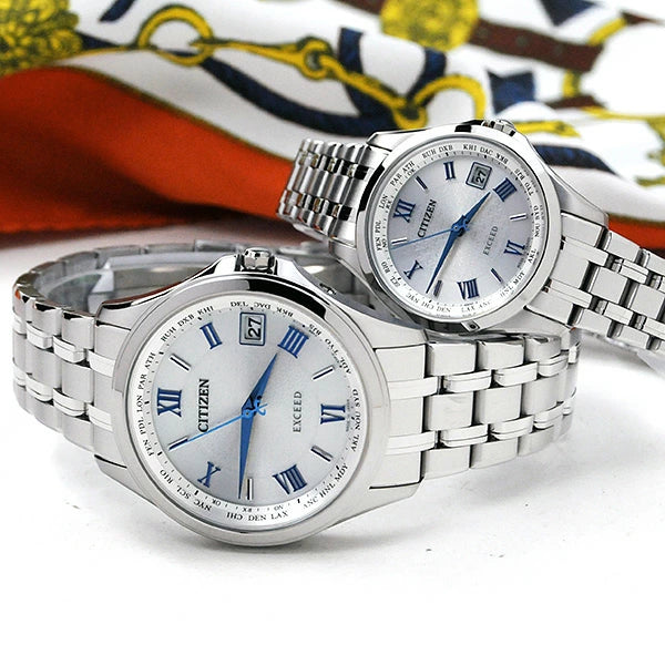 CITIZEN EXCEED シチズン エクシード ペアウォッチ CB1080-52B-EC1120-59B 260,0 エコドライブ ソーラー電波時計 日本製