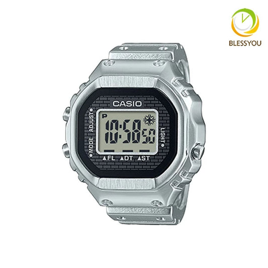 指輪サイズのリングウオッチ | CASIO RING WATCH | カシオ デジタル 時計 フルメタル | CRW-001-1JR 18000  指輪サイズ フルメタルデザイン シルバーカラー