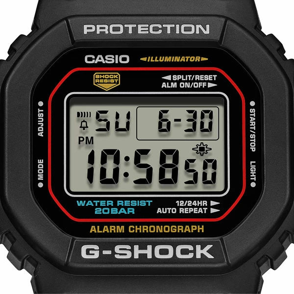 初代G-SHOCKカラーモデル  DW-5600RL-1JF [ G-SHOCK（Gショック） Iconic Styles]  腕時計 メンズ CASIO カシオ G-SHOCK 2024年12月 13,0 ジーショック
