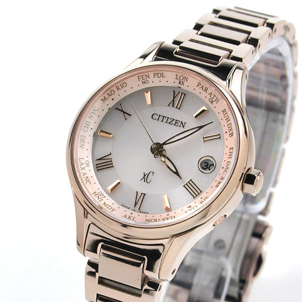 CITIZEN XC シチズン 電波ソーラー 腕時計 レディース クロスシー  EC1164-53W 85,0【お取り寄せ品】