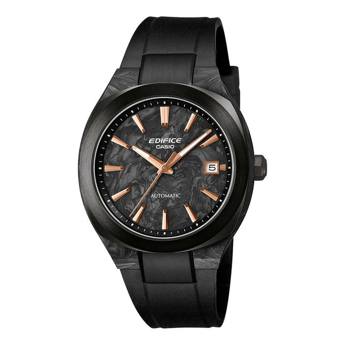 CASIO EDIFICE エディフィス EFK-200XPB-1AJF 68.0 2026年7月 CASIO AUTOMATIC 自動巻き メカニカル フォージドカーボン サファイアガラス シースルーバック 10気圧防水 メンズ 腕時計 国内正規品