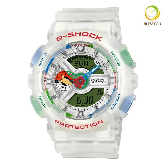 CASIO G-SHOCK Gショック GA-110PKM-7AJR 30.0 2026年7月17日発売 ポケモン ピカチュウ コラボレーションモデル アナデジ 20気圧防水 メンズ 腕時計 国内正規品