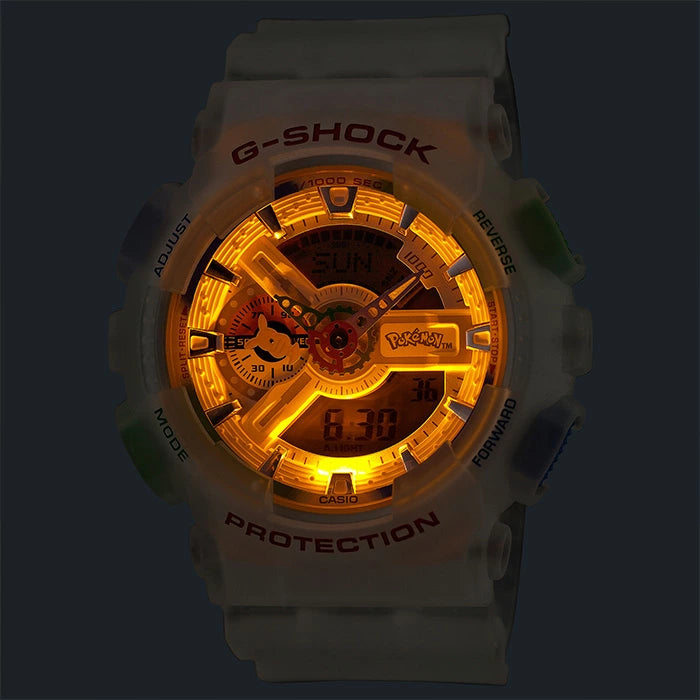 CASIO G-SHOCK Gショック GA-110PKM-7AJR 30.0 2026年7月17日発売 ポケモン ピカチュウ コラボレーションモデル アナデジ 20気圧防水 メンズ 腕時計 国内正規品