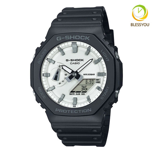 ジーショック BLACK AND BRILLIANT WHITE GA-2100WD-1AJF 17.0 2024年9月 Gショック 腕時計 メンズ CASIO カシオ  G-SHOCK ファッションアイテム アウトドア ギフト 人気
