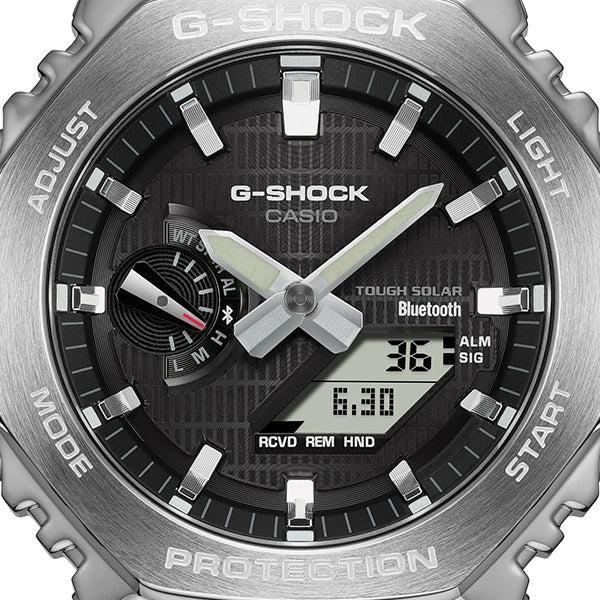 G-SHOCK ジーショック Gショック メタル 腕時計 メンズ ソーラー Bluetooth 2024年6月 GBM-2100-1AJF (34,0)  CASIO カシオ 6月7日発売