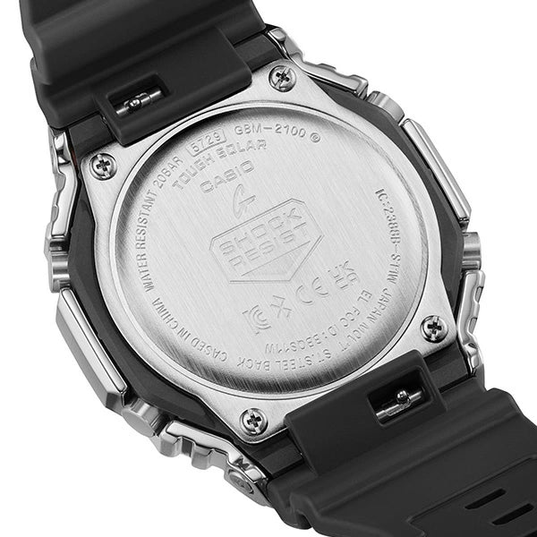 G-SHOCK ジーショック Gショック メタル 腕時計 メンズ ソーラー Bluetooth 2024年6月 GBM-2100-1AJF (34,0)  CASIO カシオ 6月7日発売