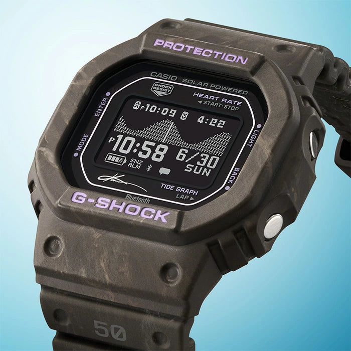 CASIO G-SHOCK Gショック GBX-H5600KI-5JR 46.0 2026年7月 G-LIDE Gライド 五十嵐カノア シグネチャーモデル Bluetooth タフソーラー 心拍計 メンズ 腕時計 国内正規品