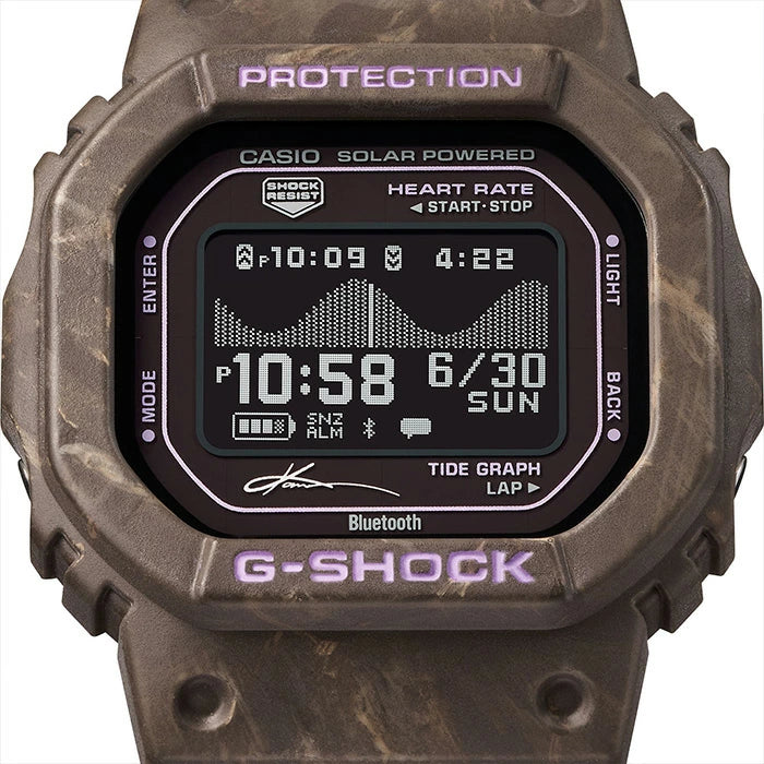 CASIO G-SHOCK Gショック GBX-H5600KI-5JR 46.0 2026年7月 G-LIDE Gライド 五十嵐カノア シグネチャーモデル Bluetooth タフソーラー 心拍計 メンズ 腕時計 国内正規品