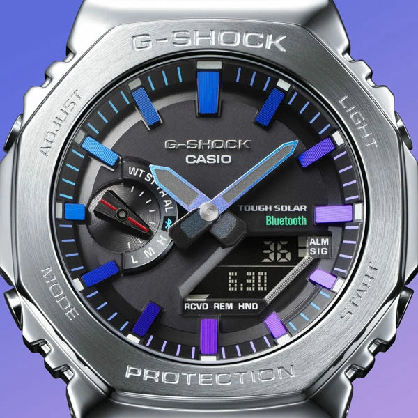 gショック ソーラー 腕時計 国内正規品  GM-B2100PC-1AJF 80,0  ジーショック ブラック シルバー アナログ 時計 g-shock ソーラー時計