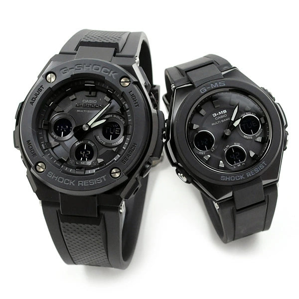 CASIO G-SHOCK BABY-G カシオ ソーラー電波 ペアウォッチ Gショック&ベビーG G-STEEL GST-W300G-1A1JF-MSG-W100G-1AJF 72,0