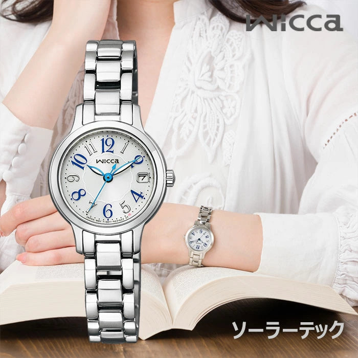 WICCA シチズン ソーラー 腕時計 レディース ウィッカ KH4-912-13 18,0【お取り寄せ品】