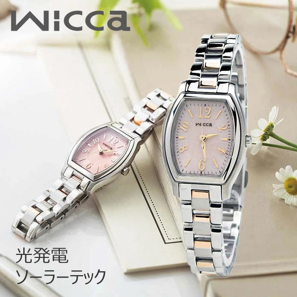 シチズン CITIZEN ウィッカ wicca ソーラーテック スタンダード レディース 腕時計 KH8-730-93